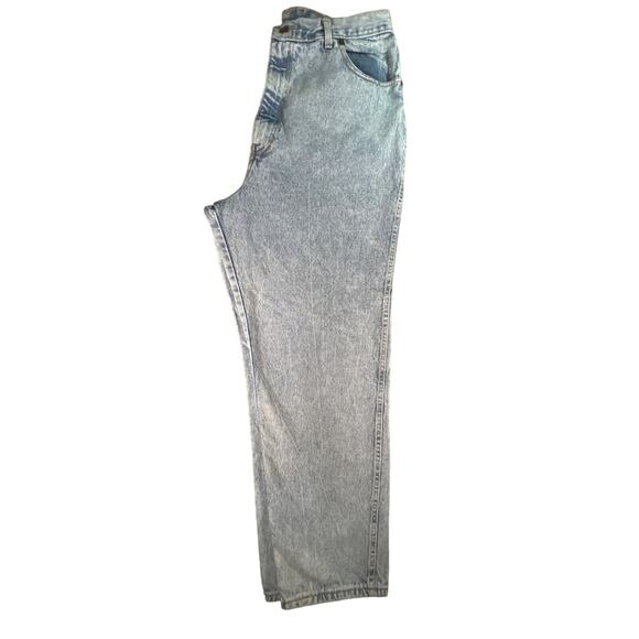 Vintage, Mystic Blues, Women's Acid Wash, Baggy Jeans from 1980s Size: 36 or 22W - Picture 2 of 11